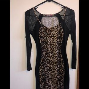Cheetah Print Dress